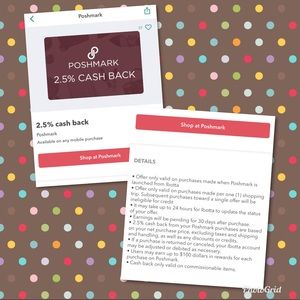 $10 on sign up and 2.5% back on purchases!